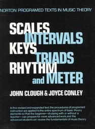 Scales, Intervals, Keys, Triads, Rhythm and Meter by John L. Clough (1983, Paperback, Revised)