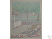SUNDAY II BY ROBERT WHITE SIGNED LANDSCAPE ART
