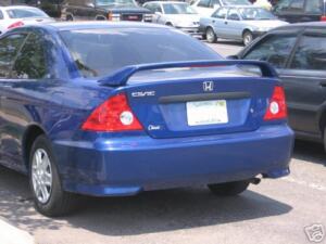 2004 Honda civic coupe with spoiler #5