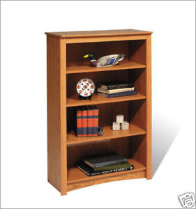 Oak 48 inch 4 Shelves Bookcase, Book Shelf, Book Case