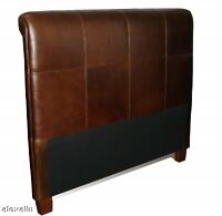 Beautiful Queen Size Leather Headboard for Bed, NEW!