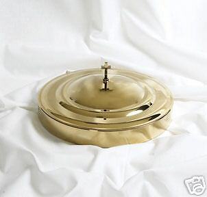   Brass Tray Cover w/ Cross Communion 081407011202  