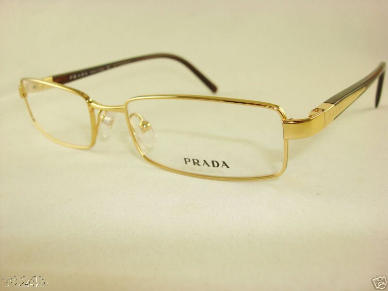 PRADA 56I Optical RX Gold Brown VPR56I 5AK 1O1 50MM  