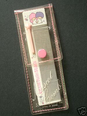 1976 Sanrio Little Twin Stars Mascot Comb in Case  