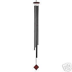 Woodstock CHIMES OF SATURN Tuned Wind Chimes Black 47  