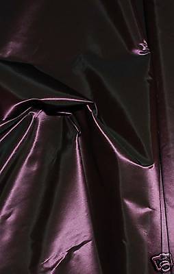 IRIDESCENT TAFFETA FABRIC PLUM PURPLE 60 BY THE YARD  