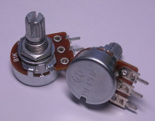 pcs Alpha 1KB / B1K Pot potentiometer 15mm 1/4W  