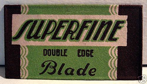 Superfine Old Elsmere Cutlery Razor Blade New York NY