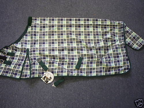 CENTAUR TURNOUT SHEET   PLAID SIZE 70  