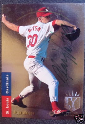 1993 SP #288 St. Louis Cardinals ALLEN WATSON Autograph  