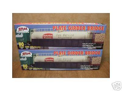 ATLAS PLATE GIRDER BRIDGE KITS NS RAIL ( 2 ) HO SCALE  