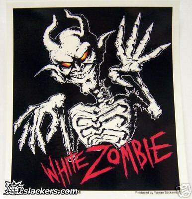 Vinyl White Zombie Rob Zombie Art Sticker NEW  