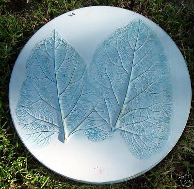 Plaster concrete leaf impression 070 abs plastic mold  