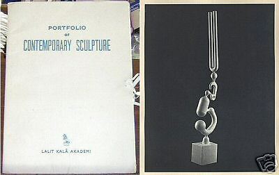 Contemporary Indian Sculpture 1970 Portfolio 10 Prints  