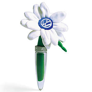 VW New Beetle LOGO Blue & White Daisy Flower for Vase  
