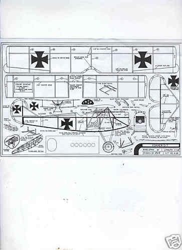 PLAN Comet 16 Fokker DVII Dime Scale   