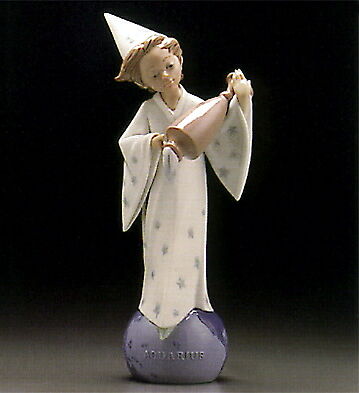 LLADRO ZODIAC HOROSCOPE 6216 *** AQUARIUS ** MINT  