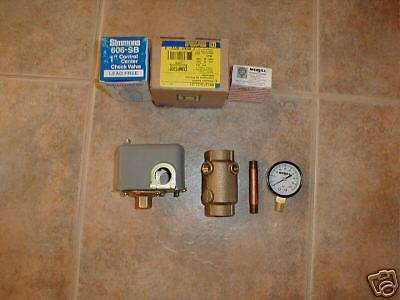 CHECK VALVE WATER WELL PUMP PRESSURE SWITCH KIT  