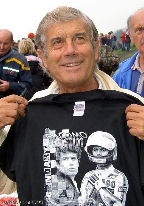 GIACOMO AGOSTINI MOTORBIKE ICON & LEGEND T shirt  