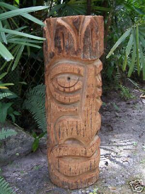 Wood Carvings TIKI STATUE #199 Hawaiian/Polynesian Art  