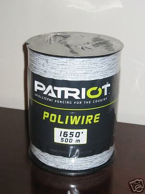 1650 Patriot electric fence polywire poliwire wire  