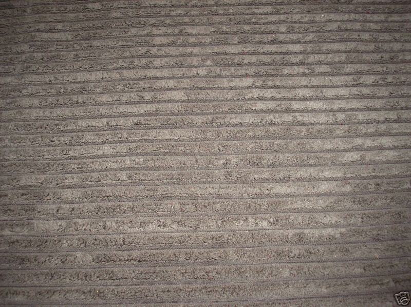 Dark Olive Large Ribbed Corduroy Upholstery Fabric  