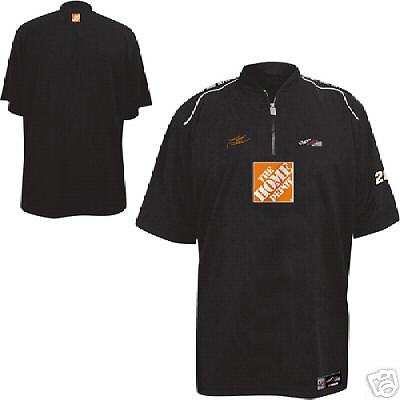 Tony Stewart Black NASCAR Pit Shirt Jersey sz Medium  