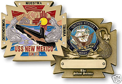 UNITED STATES NAVY USS NEW MEXICO SSN 779 SHIP COIN  