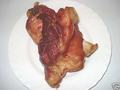 Schweinshaxe, Grillhaxe, Haxe fertig gebacken  