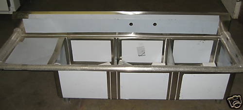 Sink   3 Compartment w/ Left Side DrainboardBRAND NEW  