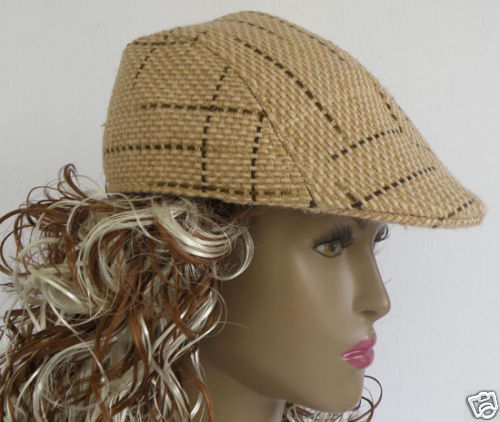 Nice Brown Unisex Winter Cotton Hat Cap 7.5 FREE SHIP  