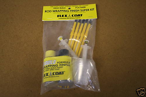 Flex Coat 2 oz. High Build Rod Finish SUPER Kit, F2K  