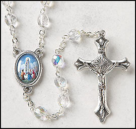 OUR LADY OF FATIMA SHRINE ROSARY BEADS FROM ROME  