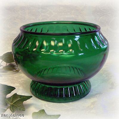 Vintage NAPCO1176 Vase like Anchor Hocking Forest Green  