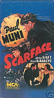 SCARFACE [VHS 1932]FACTORY SEALED,NEW,[MCA HOME VIDEO]  