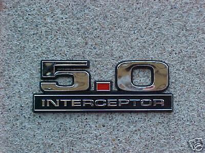 NEW FORD MUSTANG LX 5.0 POLICE INTERCEPTOR EMBLEM SSP  