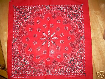 12 WWJD Jesus Red Paisley Bandana BANDANAS Scarf*USMade  