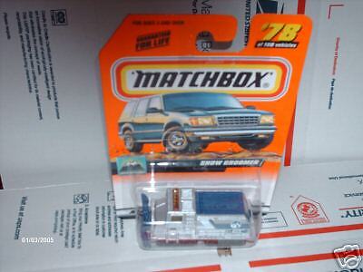 MATCHBOX 2000 LOGO TH SERIES #78/100 SNOW GROOMER MB  