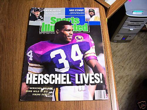 Sports Illustrated 1989 Herschel Walker Cover  