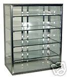 NEW CARIB DISPLAY SLIDING DOOR UPRIGHT DISPLAY CASE  