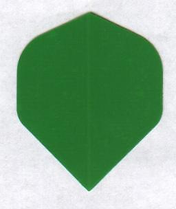 Solid Green Dart Flights 3 per set  