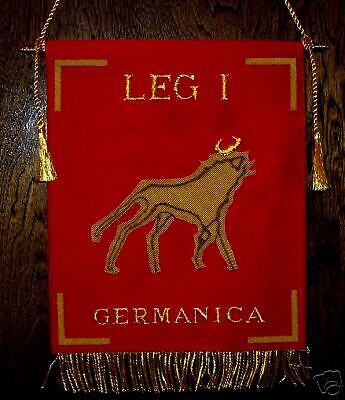 Roman Army Rome Legion Banner Flag I Germanica Ceasar  