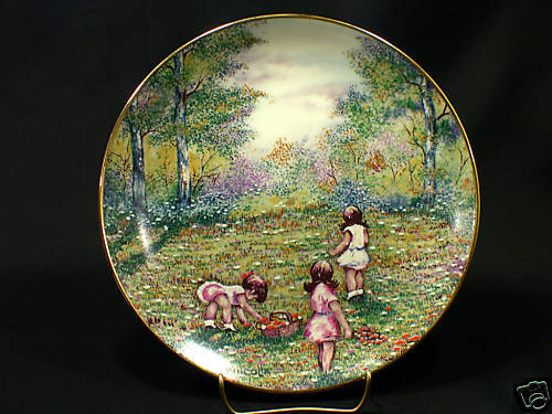 Picking Flowers Dominic Mingolla Calhouns Plate 1977