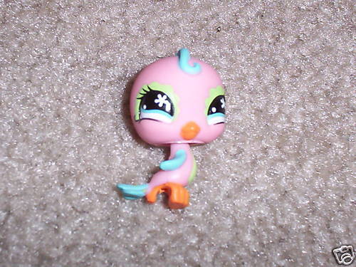 littlest pet shop PINK & BLUE BIRD EXTREMELY RARE  