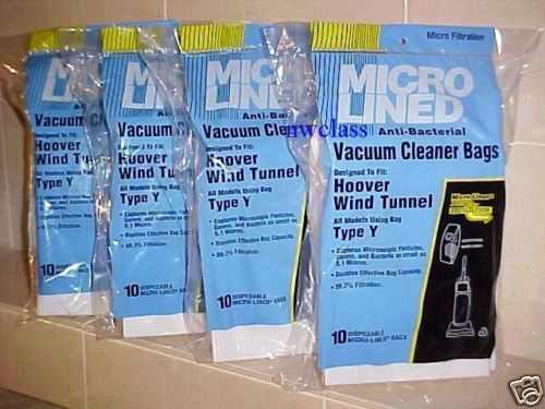 For HOOVER Wind Tunnel windtunnel (Type Y 40 BAGS)  