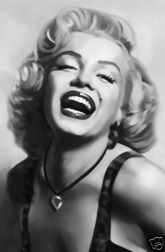 Fototapete Poster MARILYN MONROE schwarz weiß Bild NEU  