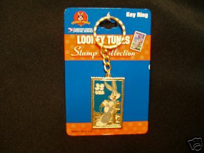 USPS Looney Tunes Stamp Collection Bugs Bunny Key Ring  