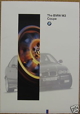 1996 BMW M3 Brochure  