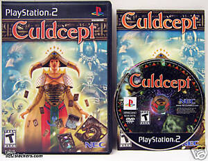 CULDCEPT (Sony PlayStation 2) Rare COMPLETE!! Strategy PS2