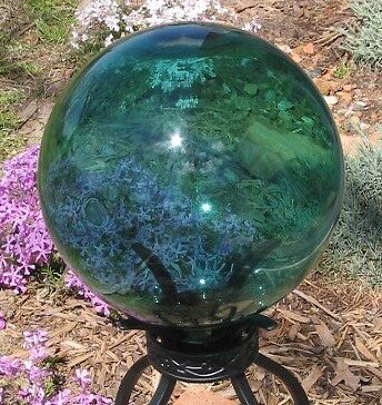 Gazing Ball Glass Globe 10 Teal Green  